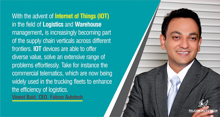 advent of Internet of Things (IoT) in the field of logistics and warehouse management